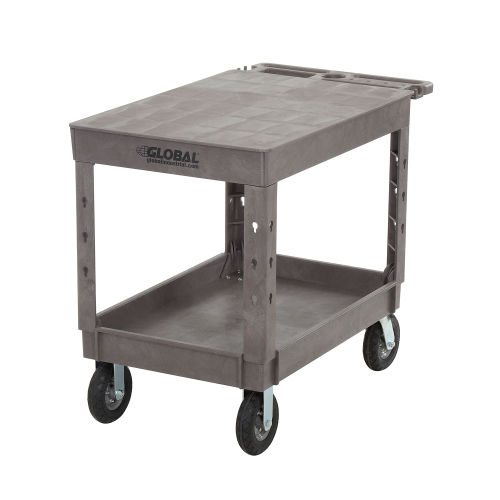 Global Industrial™ Industrial Flat Top Utility Cart, 2 Shelf, 44