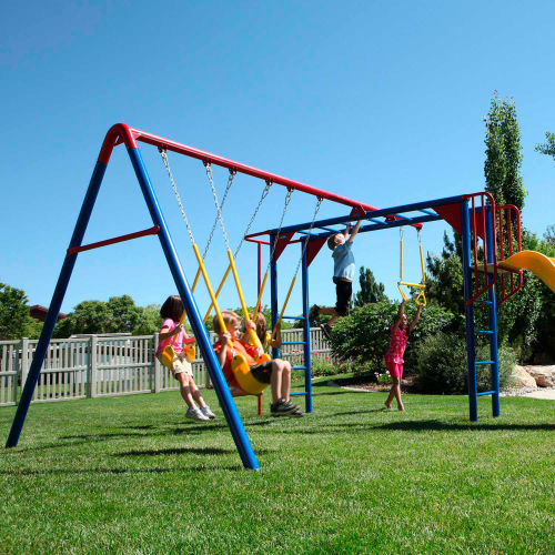 lifetime monkey bar swing set