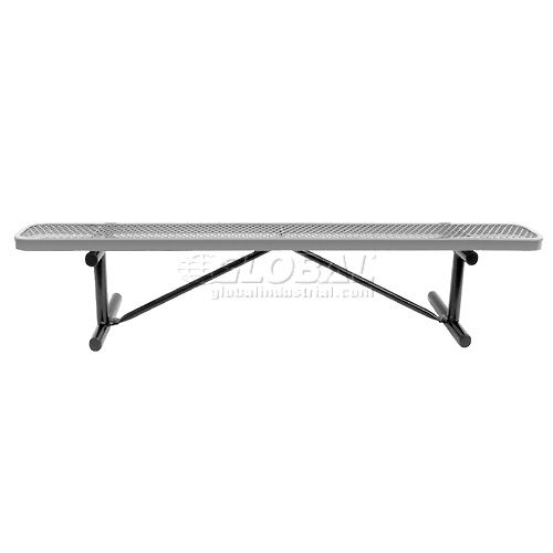 expanded metal bench