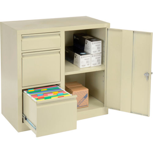 Cabinets Combination Storage 2 In 1 Cabinet 2 File 1 Utility