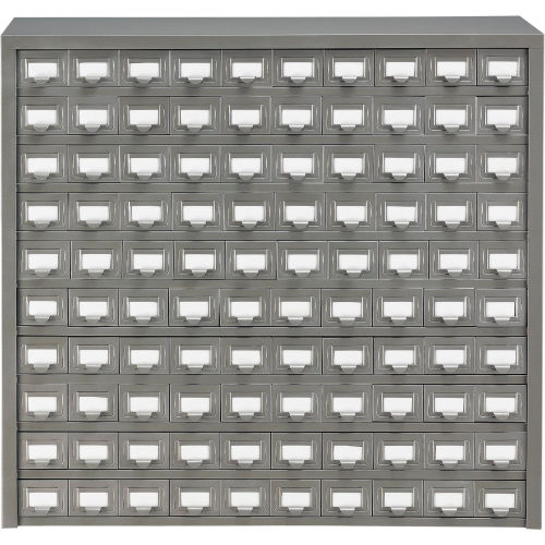 Steel Storage Drawer Cabinet, 100 Drawers, 36