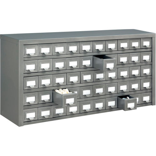 Cabinets Drawer Global Industrial Steel Storage Drawer Cabinet 50 Drawers 36 W X 9 D X 17 3 4 H 986103 Globalindustrial Com