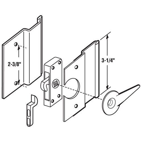Doors, Hardware & Framing Exterior Sliding Door Hardware PrimeLine