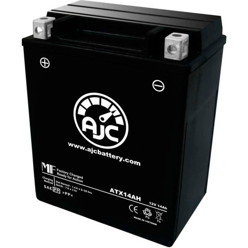 Ajc Battery Polaris 700 Fusion F O 755cc Snowmobile Battery 2006 14 Amps 12v B Terminals B2343586 Globalindustrial Com