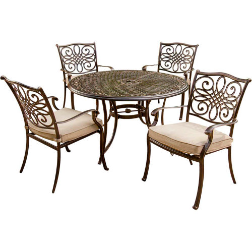 Outdoor Furniture Equipment Patio Furniture Sets Hanover Traditions 5 Piece Outdoor Dining Set B1764585 Globalindustrial Com