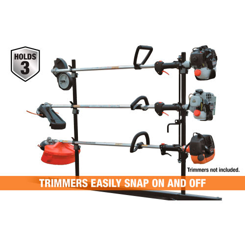 Buyers Products LT10 3-Position Snap-In Lockable Trimmer Rack for Open Buyers Products LT10 3-Position Snap-In Lockable Trimmer Rack for Open