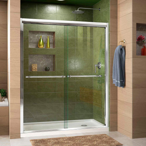 Dreamline Dl 6950r 01cl Duet Xpass Sliding Shower Door Slimline 30 X 60 Base Right Drain B1143066 Globalindustrial Com Dreamline Dl 6950r 01cl Duet Xpass, Sliding Shower Door Reviews