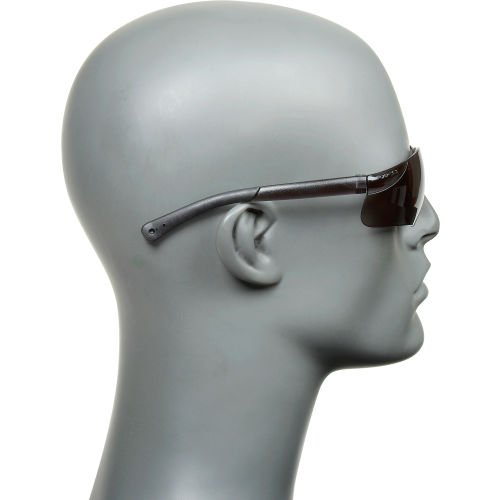 Crews Bearkat Safety Glasses Wraparound Gray Lens BK112 Crwbk112 for sale online