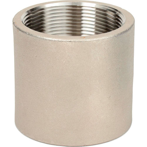 2"  FNPT Class 150# 316 Stainless Steel 2" Full Coupling  Pipe Thread Fitting 