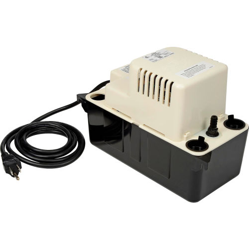 Little Giant VCMA-20ULS 1/30 HP 1/2 ABS Gallon Tank Condensate Removal Pump 