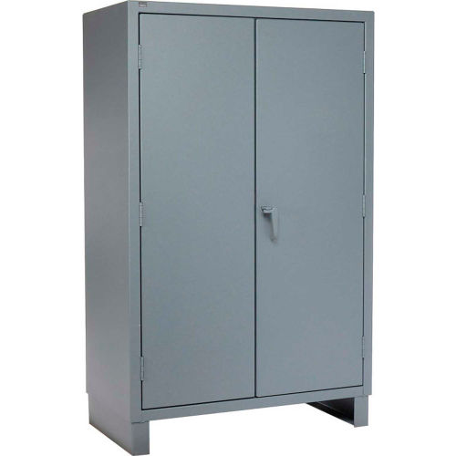 Global Industrial 12 Gauge Gray Heavy Duty Cabinet 60 W X 24 D X 78 H B2169506 Globalindustrial Com