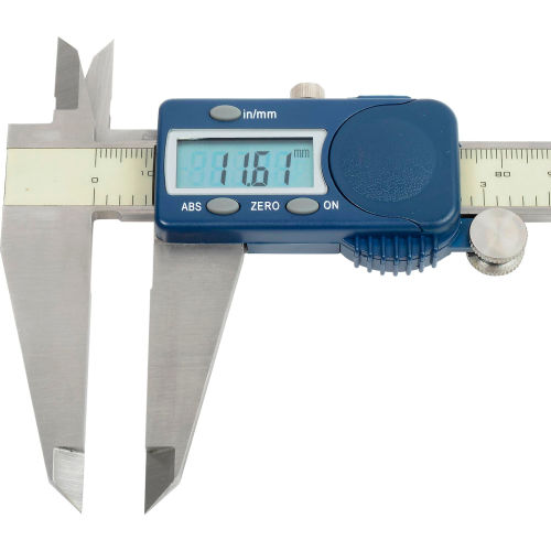 Fowler Full Warranty Stainless Steel Frame Absolute Economy Digital Caliper 0.930 Internal Jaw Length 0.125 Jaw Thickness 0-12/300 mm Measuring Range 2.40 External Jaw Length 54-100-112-2