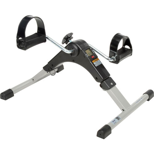 Black for sale online Drive Medical RTL10273 Deluxe Folding Exercise Peddler with Electronic Display