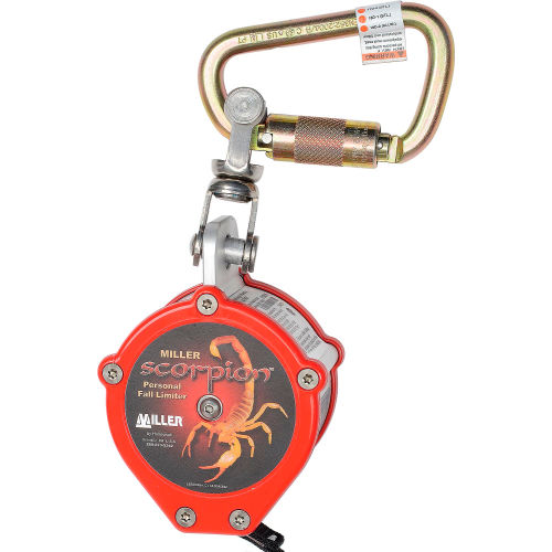 Details about   Miller Scorpion 9 ft Personal Fall Limiter PFL-2-Z7/9FT 