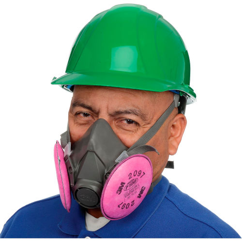 Respiratory Protection Half Mask Full Face Respirators 3m Half Facepiece Reusable Respirator 6300 d Large 1 Each 4767 Globalindustrial Com