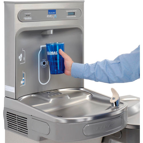 Elkay LZSTL8WSLK ezH2O Bottle Filling Station, Versatile Bi