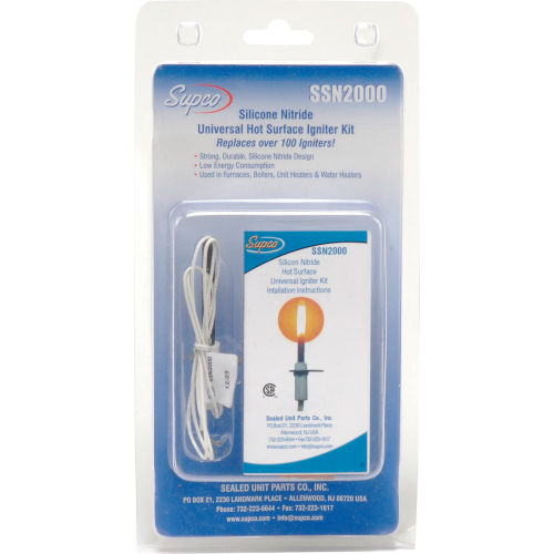 Supco SSN2000 Silicon Nitride Universal Furnace Ignitor Kits 120V 2