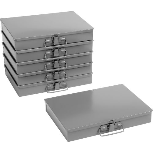 Durham 215 95 Ind Gray Cold Rolled Steel Individual Adjustable Compartment Small Scoop Box 13 3 8 Width X 2 Height X 9 1 4 Depth Durham Manufacturing