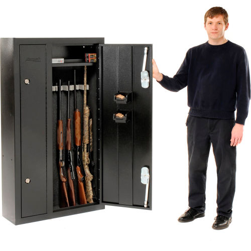 Safes Security Safes Gun Homak 8 Gun Double Door Steel
