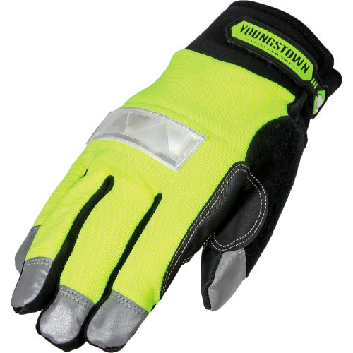 Youngstown Safety Lime Waterproof Winter Gloves Large