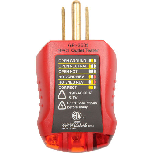 Gardner Bender  110-120 VAC  Outlet Tester 