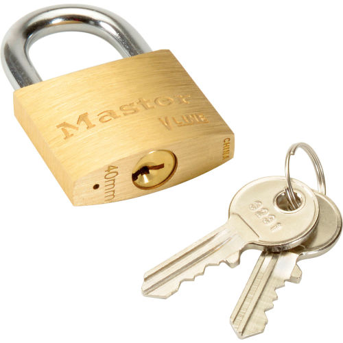 Master Lock 4140ka 4 Pin Tumbler Padlock Keyed Alike Brass for sale online 
