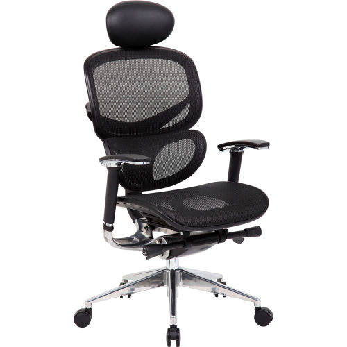 Chairs Mesh Boss Ergonomic Back Task Chair With Headrest Boss Ergonomic Mesh Back Task Chair