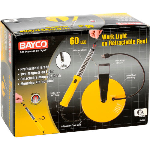 Bayco SL-2125 60 LED Worklight w/ 25ft 18/2 