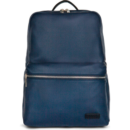 leather backpack fits laptop