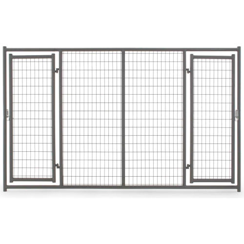 dog kennel panel with door