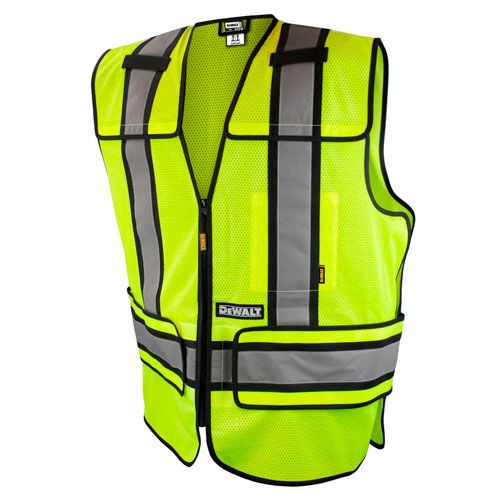 DEWALT DSV421-XL/3X Class 2 Adjustable Breakaway Vest Large Radians Inc. DEWALT DSV421-XL/3X Class 2 Adjustable Breakaway Vest Large Radians Inc.