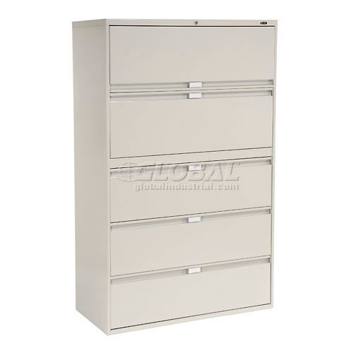 5 Drawer Binder Lateral File Gray, Global 4 Drawer Lateral File Cabinet