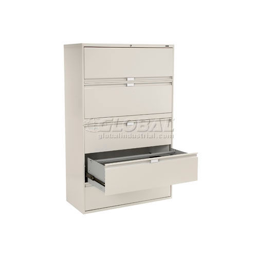 Global 9300 Series 36 W 5 Drawer Binder Lateral File Gray 250692gy Globalindustrial Com