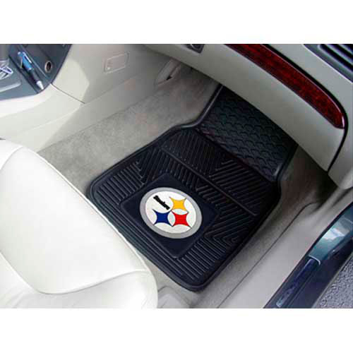 Car Mats Front Rear Seat Mats Nfl Pittsburgh Steelers