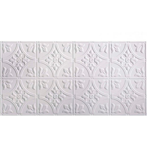 Crosshatch Silver Fasade G50 21 Traditional 1 Glue Up Ceiling Tile Ceiling Panel Fast And Easy Installation 2 X 4 Building Supplies Ceramic Tiles Ekbotefurniture Com