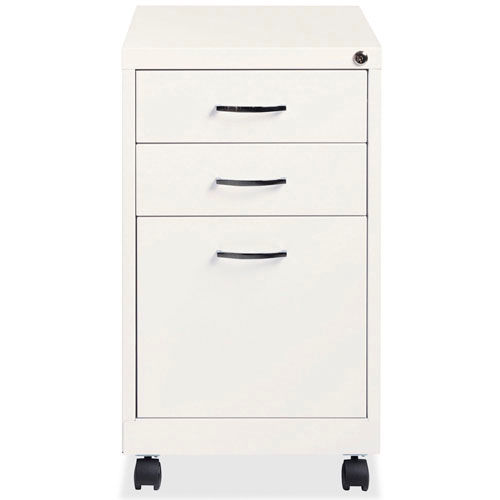 File Cabinets Vertical Lorell 19 Soho 3 Drawer Mobile Pedestal File Cabinet White B2220480 Globalindustrial Com