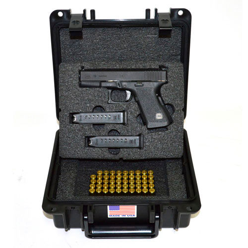 Quick Fire Pistol Case With Glock Inserts Lock Qf300bklg4 Watertight 10 11 16x9 3 4x4 13 16 Black B2144663 Globalindustrial Com