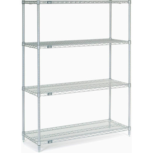 72W x 18D Stainless Steel Wire Shelf w/Clips 72W x 18D Stainless Steel Wire Shelf w/Clips