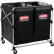 Rubbermaid® 1881781 (2) 4 Bushel Cap. X-Cart Collapsible Multi-Stream Bulk Truck