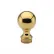 Lavi Industries, Ball Finial, for 1" Tubing, Polished Brass