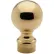 Lavi Industries, Ball Finial, for 1.5" Tubing, Polished Brass