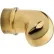 Lavi Industries, Scroll Finial, for 2" Tubing, Polished Brass