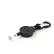 KEY-BAK MID6 #6CID Retractable Key Reel w/36" Polyester Cord Polycarbonate Case Carabiner Clip