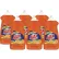Ajax Manual Antibacterial Dish Detergent Liquid, Orange, 52 oz. Bottle, 6 Bottles - 49860