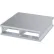 Heavy Duty Closed Deck Half Pallet, Aluminum, 4-Way Entry, 24" x 24", 4000 Lb Static Capacity