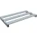 Half Skid Open Deck Pallet, Aluminum, 2-Way Entry, 48" x 24", 4000 Lb Static Capacity
