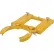 Vestil™ Adjustable Single Fork Mounted Forklift Drum Gripper, Steel, 1500 lb. Capacity