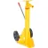 Vestil™ Ratchet Trailer Stabilizing Jack, Hard Rubber Wheels, 40,000 lb. Lifting Capacity