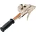 Vestil™ Manual Drum De Header Express Open, 3"L x 5-1/2"W x 14"H, Silver