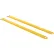 Vestil™ Steel Pin Style Fork Extensions 4"W x 120"L, 4000 lb. Capacity, Yellow